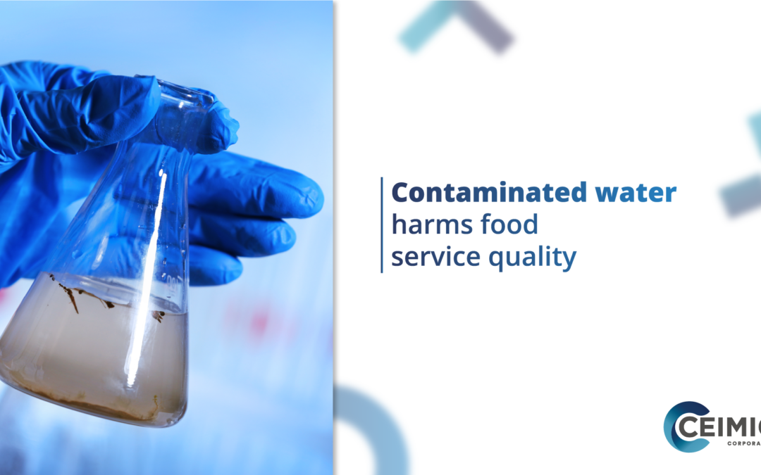 CONTAMINATED WATER HARMS FOOD SERVICE QUALITY